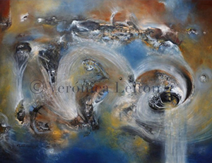 Ancient Tides - Oil on canvas / 47.2" x 31.5" x 2" /2014