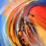 Stellar Waves - Oil on canvas / 39.4" x 31.5" x 2" / 2016